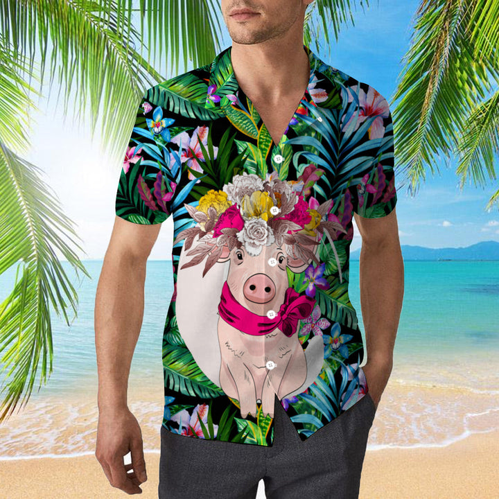 Pig Hawaiian Shirt | For Men & Women | HW385-BehighStyle