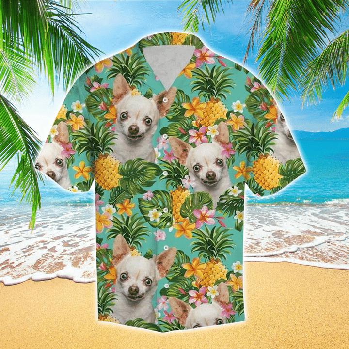 Pineapple Chihuahua Dog Lover Hawaiian Shirt | For Men & Women | HW1299-BehighStyle