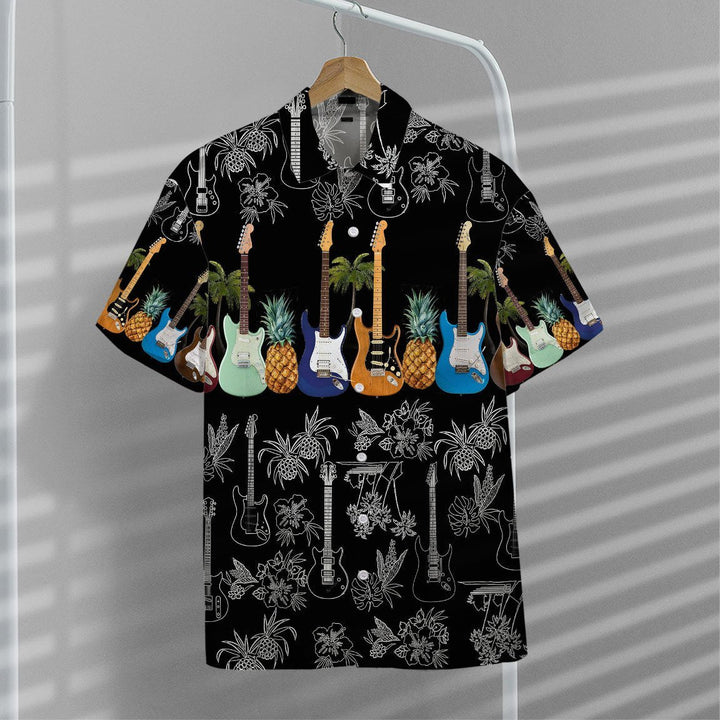 Pineapple Electric Guitar Hawaiian Shirt | For Men & Women | HW736-BehighStyle