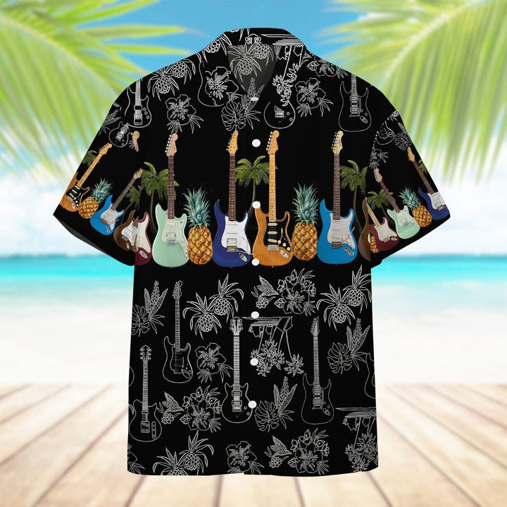 Pineapple Electric Guitar Hawaiian Shirt | For Men & Women | HW736-BehighStyle