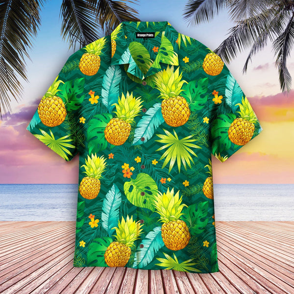 Pineapple Fruit Tropical Aloha Hawaiian Shirt | For Men & Women | HW1049-BehighStyle