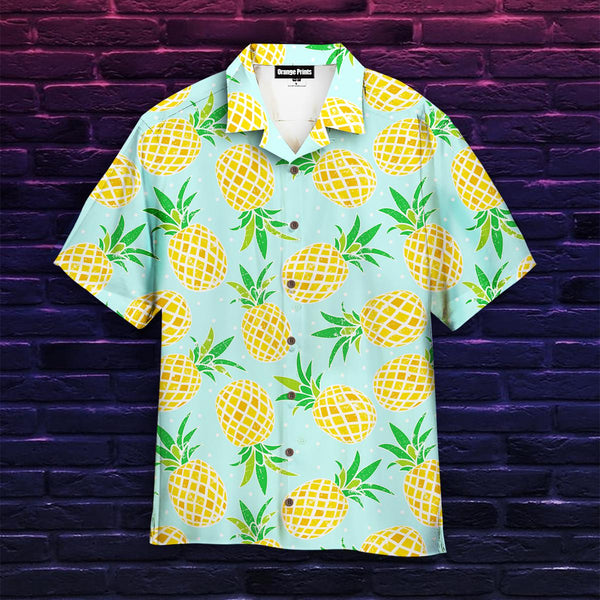 Pineapple Tropical Aloha Hawaiian Shirt | For Men & Women | HW750-BehighStyle