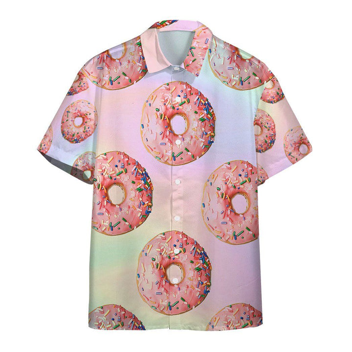 Pink Donuts Hawaiian Shirt | For Men & Women | HW1548-BehighStyle