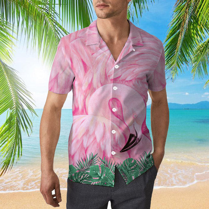 Pink Flamingo Hawaiian Shirt | For Men & Women | HW2213-BehighStyle