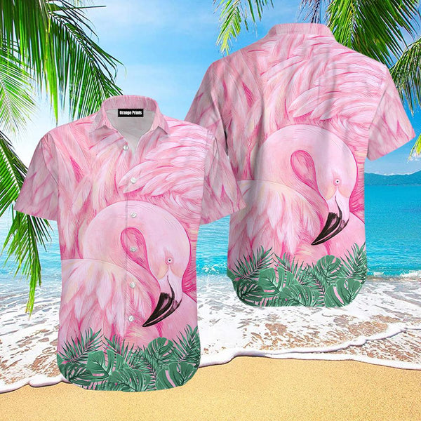 Pink Flamingo Hawaiian Shirt | For Men & Women | HW2213-BehighStyle