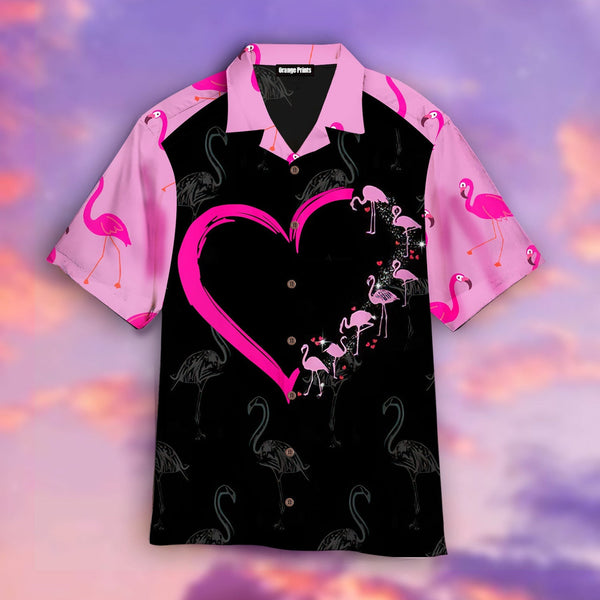 Pink Flamingo Hawaiian Shirt | For Men & Women | HW2215-BehighStyle