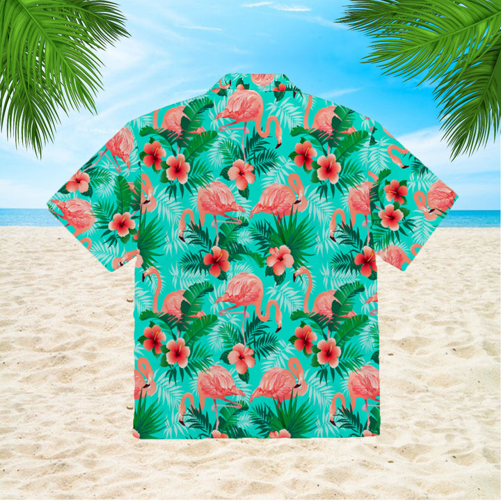 Pink Flamingos Exotic Birds Tropical Hawaiian Shirt | For Men & Women | HW413-BehighStyle