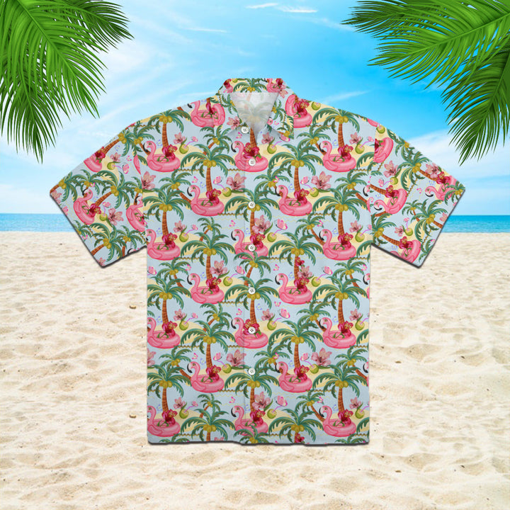 Pink Flamingos Summer Tropical Hawaiian Shirt | For Men & Women | HW942-BehighStyle