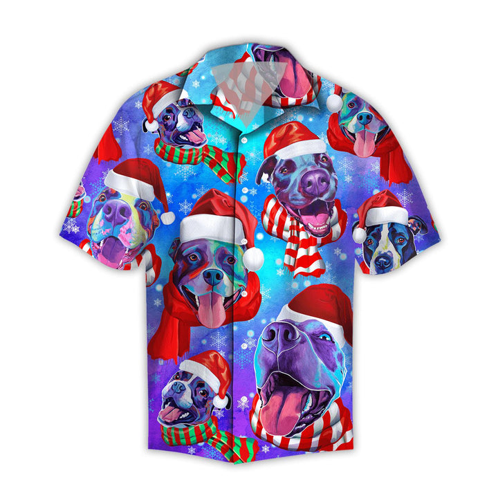 Pit Bull Xmas Unisex Hawaiian Shirt | For Men & Women | HW1423-BehighStyle