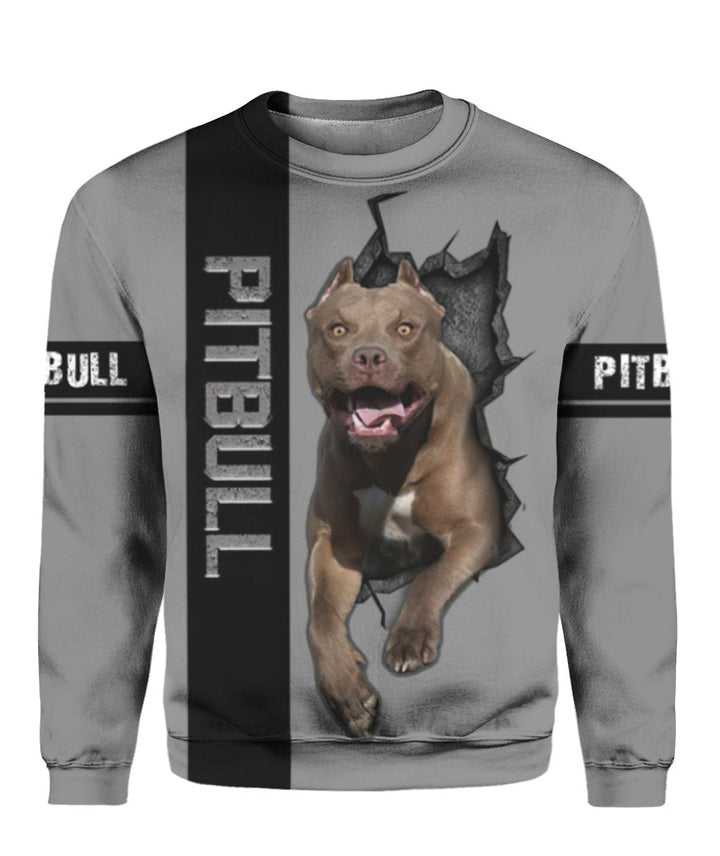 Pitbull 3D All Over Print | For Men & Women | Adult | HP937-BehighStyle