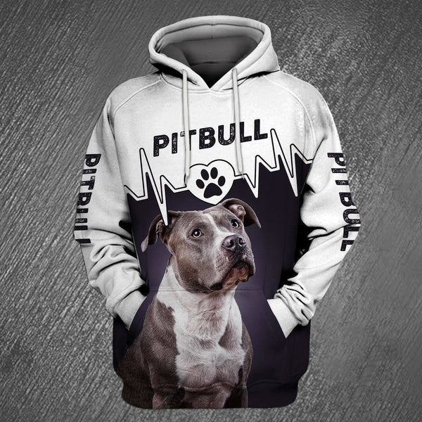 Pitbull Dog 3D All Over Print | For Men & Women | Adult | HP1488-BehighStyle