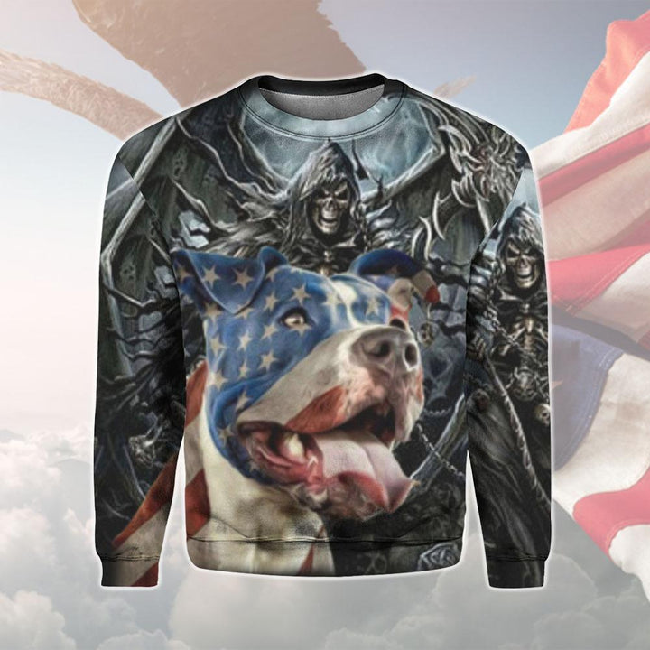 Pitbull Dog 3D All Over Print | For Men & Women | Adult | HP933-BehighStyle