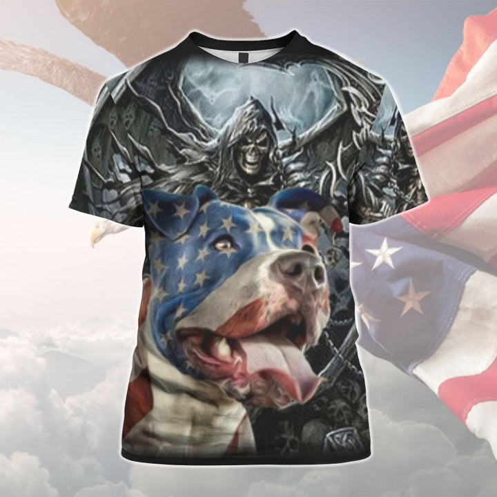 Pitbull Dog 3D All Over Print | For Men & Women | Adult | HP933-BehighStyle