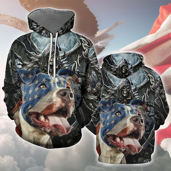 Pitbull Dog 3D All Over Print | For Men & Women | Adult | HP933-BehighStyle