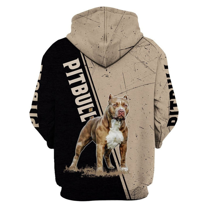 Pitbull Dog 3D All Over Print | For Men & Women | Adult | HT6219-BehighStyle