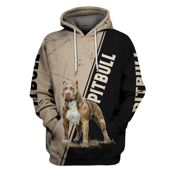 Pitbull Dog 3D All Over Print | For Men & Women | Adult | HT6219-BehighStyle