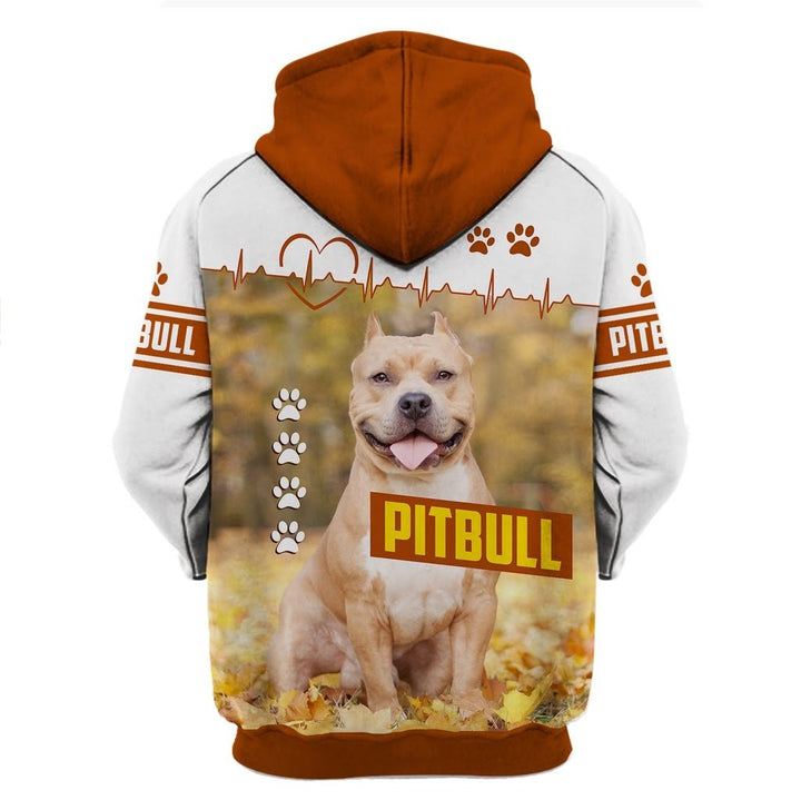 Pitbull Dog 3D All Over Print | For Men & Women | Adult | HT6220-BehighStyle