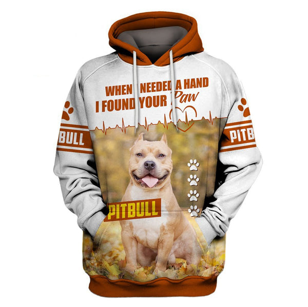 Pitbull Dog 3D All Over Print | For Men & Women | Adult | HT6220-BehighStyle