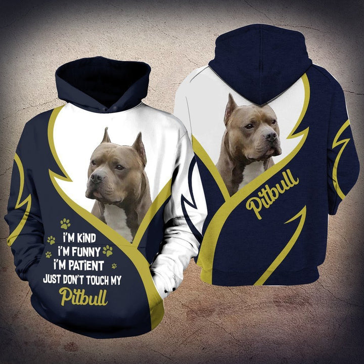 Pitbull Dog 3D All Over Print | For Men & Women | Adult | HT6222-BehighStyle