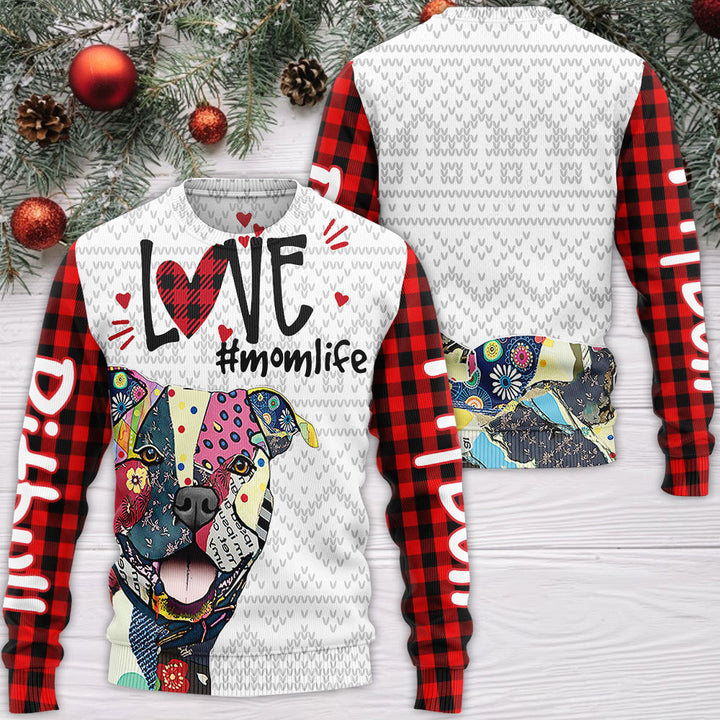 Pitbull Patch Christmas Ugly Christmas Sweater | For Men & Women | Adult | US1631-BehighStyle