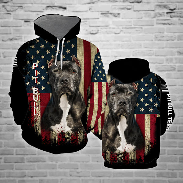 Pitbull Terrier Dog 3D All Over Print | Adult | HP2719