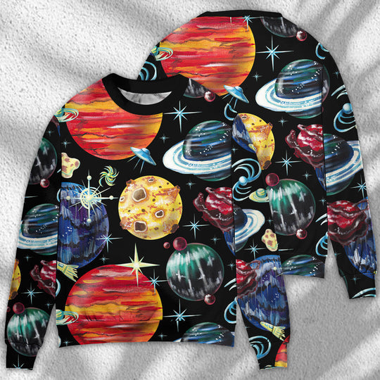 Planet Black Art Style 3D All Over Print | Adult | HP2962