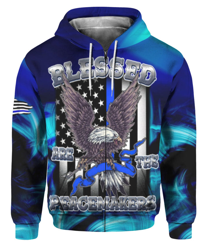 Police Blessed Are The Peacemakers 3D All Over Print | For Men & Women | Adult | HP941-BehighStyle