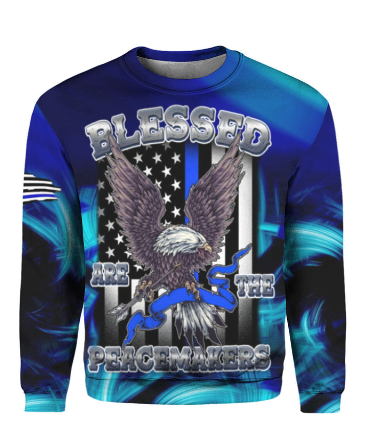 Police Blessed Are The Peacemakers 3D All Over Print | For Men & Women | Adult | HP941-BehighStyle