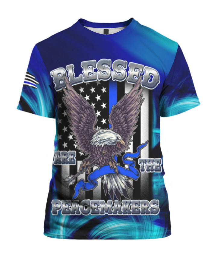 Police Blessed Are The Peacemakers 3D All Over Print | For Men & Women | Adult | HP941-BehighStyle