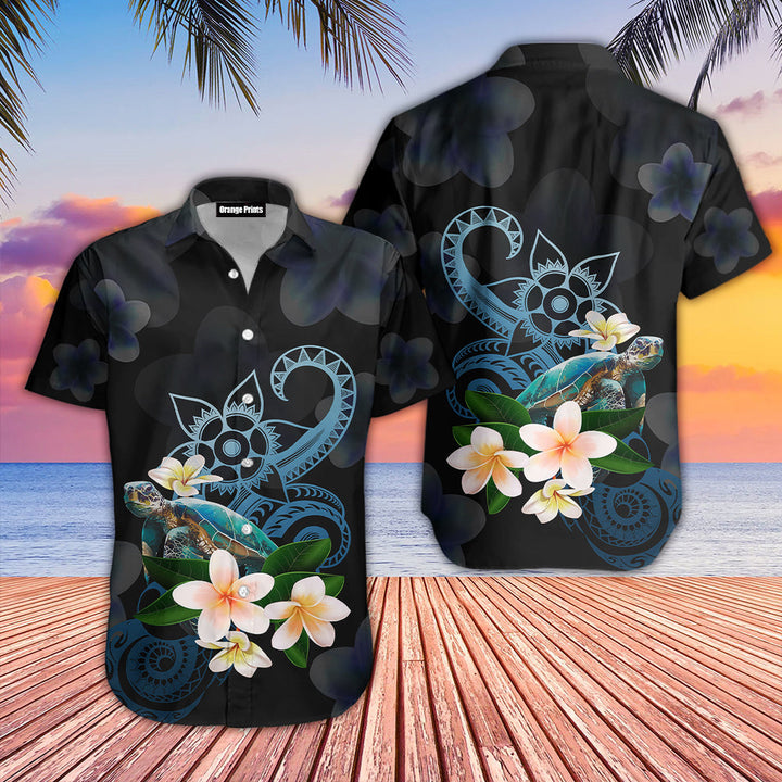 Polynesian Turtle Hawaiian Shirt | For Men & Women | HW2373-BehighStyle