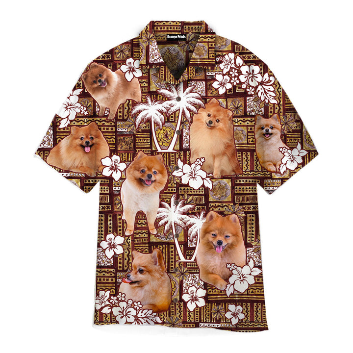 Pomeranian Tropical Dog Lover Aloha Hawaiian Shirt | For Men & Women | HW971-BehighStyle