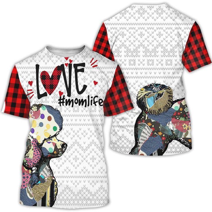 Poodle Love Mom Life Christmas 3D All Over Print | For Men & Women | Adult | HP1169-BehighStyle