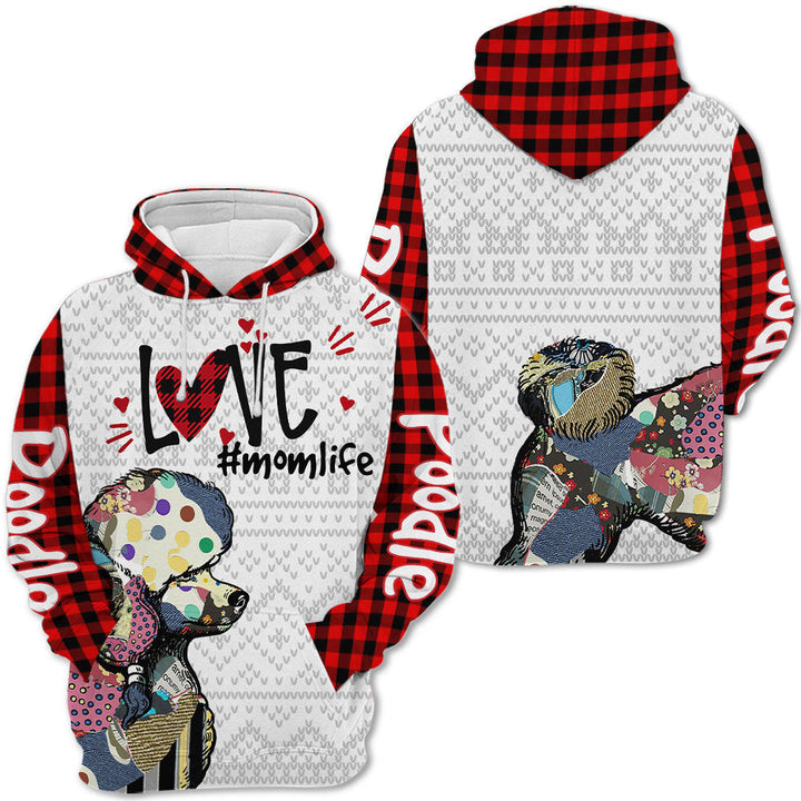 Poodle Love Mom Life Christmas 3D All Over Print | For Men & Women | Adult | HP1169-BehighStyle