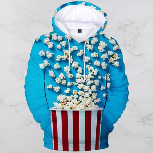 Popcorn 3D All Over Print | Adult | HP2254