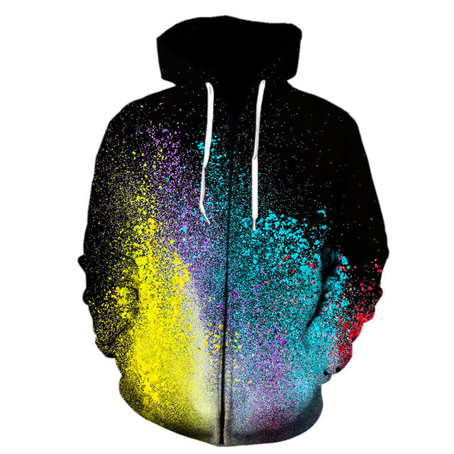 Powder Splash Colorful 3D All Over Print | For Men & Women | Adult | HP576-BehighStyle