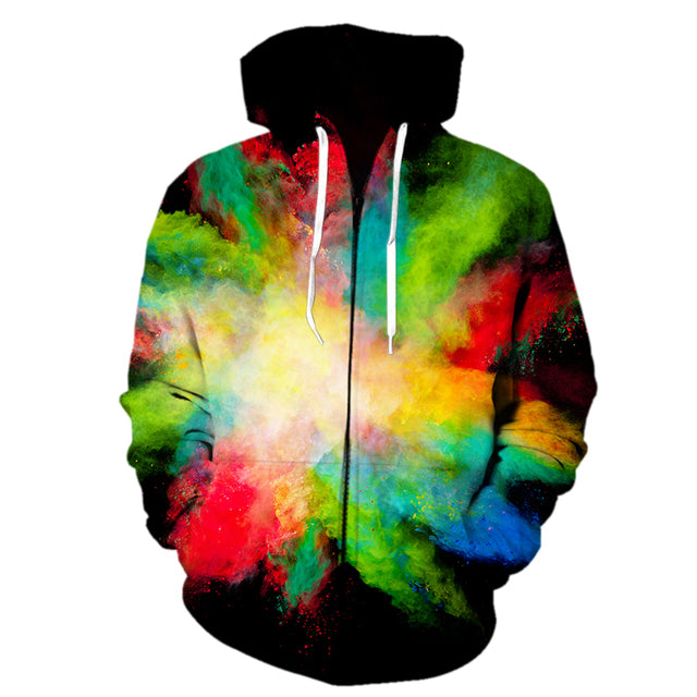 Powder Splash Tie Dyeing 3D All Over Print | For Men & Women | Adult | HP585-BehighStyle