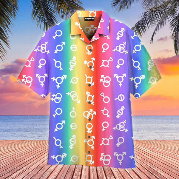 Pride Flag LGBT Gender Hawaiian Shirt | For Men & Women | WT6359-BehighStyle