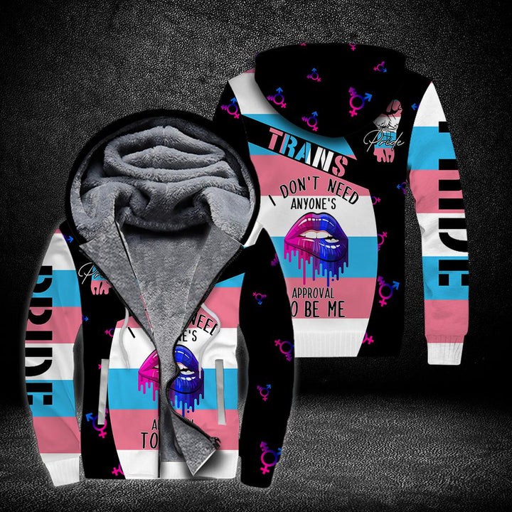 Products Trans Pride Sexy Lips Zip Hoodie All Over Print | For Men & Women | FZ107-BehighStyle