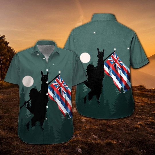 Proud Bigfoot American Hawaiian Shirt | For Men & Women | HW1715-BehighStyle