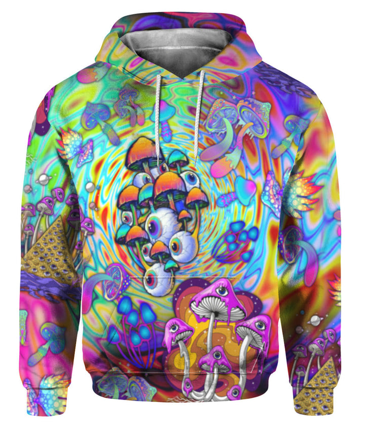 Psychedelic Art Magic Mushroom Trippy Hippie 3D All Over Print | For Men & Women | Adult | HP901-BehighStyle