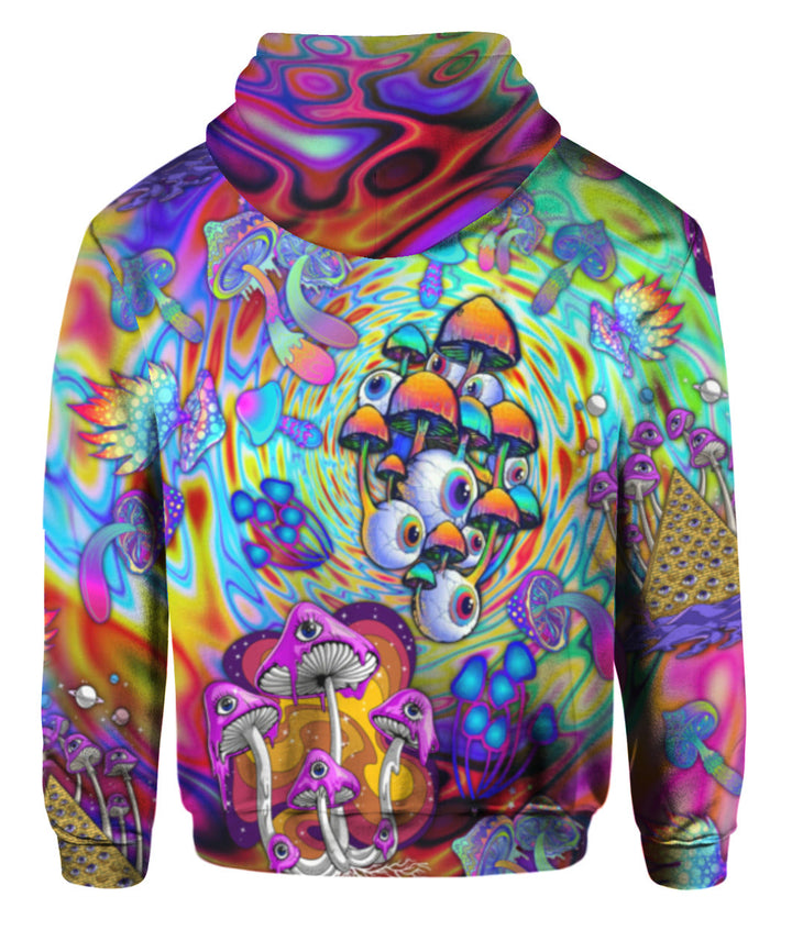 Psychedelic Art Magic Mushroom Trippy Hippie 3D All Over Print | For Men & Women | Adult | HP901-BehighStyle