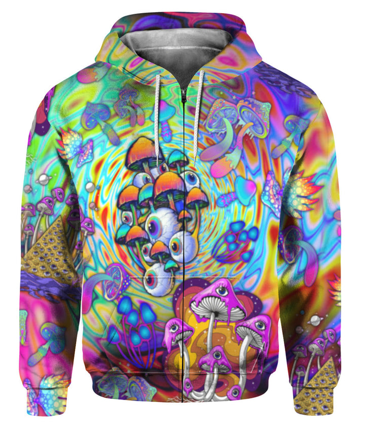 Psychedelic Art Magic Mushroom Trippy Hippie 3D All Over Print | For Men & Women | Adult | HP901-BehighStyle