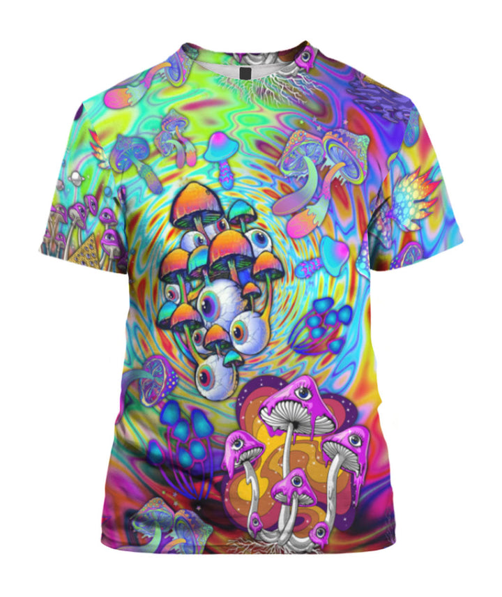 Psychedelic Art Magic Mushroom Trippy Hippie 3D All Over Print | For Men & Women | Adult | HP901-BehighStyle