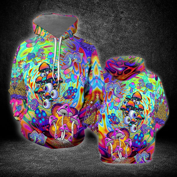 Psychedelic Art Magic Mushroom Trippy Hippie 3D All Over Print | For Men & Women | Adult | HP901-BehighStyle