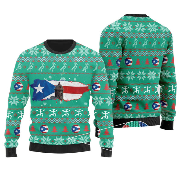 Puerto Rico Christmas Ugly Christmas Sweater | Adult | US2435