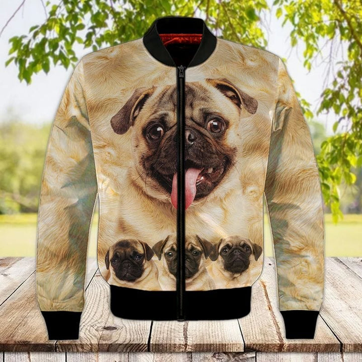 Pug Dog Mom 3D All Over Print | For Men & Women | Adult | HP1223-BehighStyle