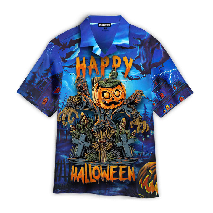 Pumpkin Dummy Halloween Hawaiian Shirt | For Men & Women | HW2644-BehighStyle