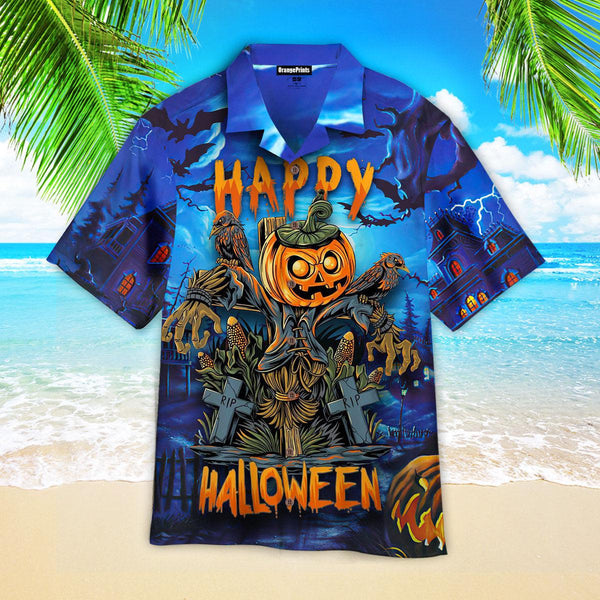 Pumpkin Dummy Halloween Hawaiian Shirt | For Men & Women | HW2644-BehighStyle