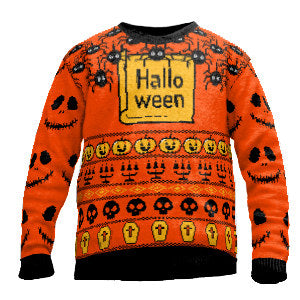 Pumpkin Halloween Ugly Christmas Sweater | Adult | US1659