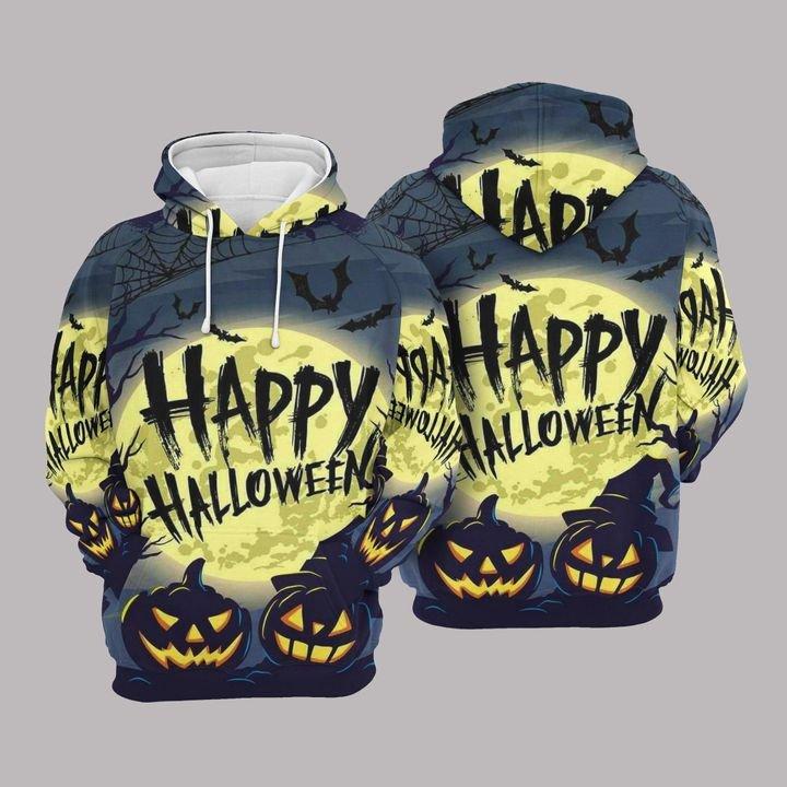 Pumpkin Happy Halloween 3D All Over Print | For Men & Women | Adult | HP1432-BehighStyle